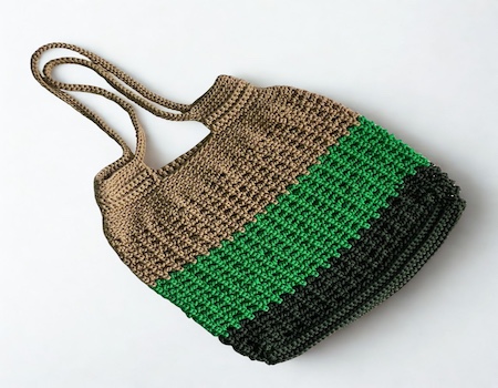 Crotchet tote bag