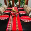 Handmade Table Mat Set – Centre Mat and 6 Side Mats