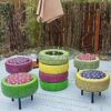 Handmade Tyre Ottoman