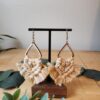 macrame Earrings Handmade Macrame Earrings – Artisan Statement Jewellery