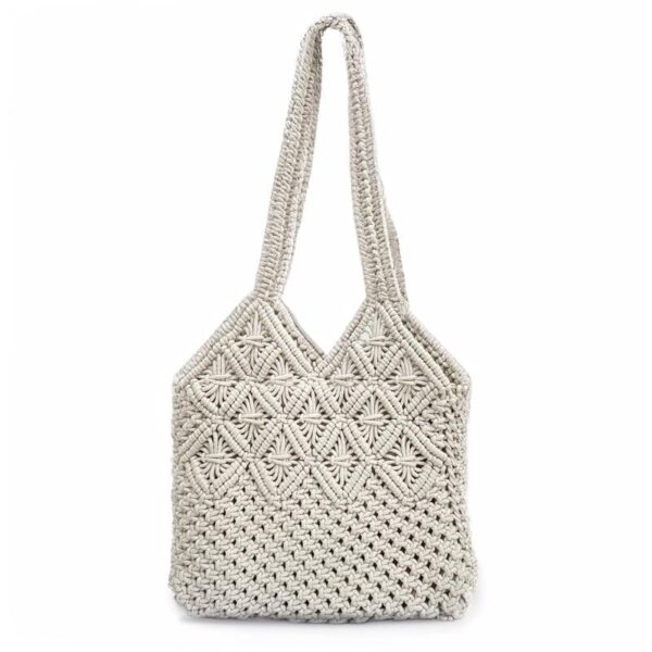 macrame hand bag Handmade Macrame Handbag-Artisan Woven Fashion Bag
